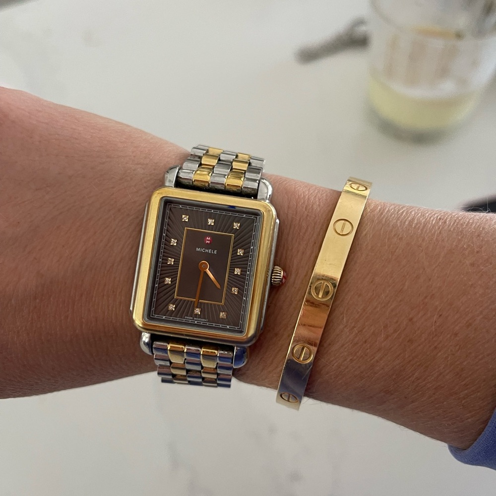 Michele watch with diamonds 💯 authentic
